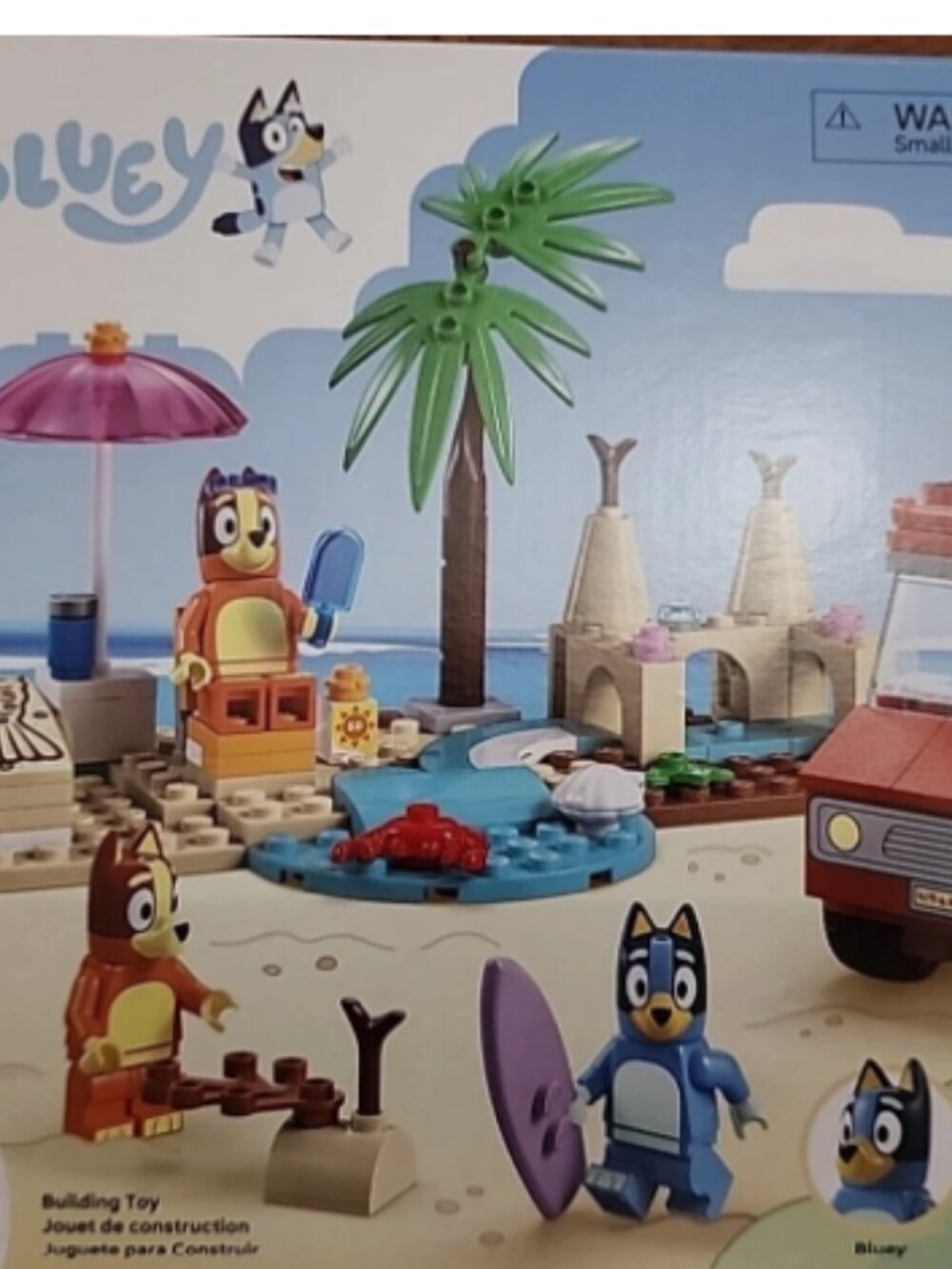 LEGO Bluey Bluey’s Beach & Family Car Trip 11202 – 133 Pieces Lego